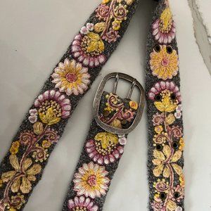 Jenny Krauss Embroidered Belt Large